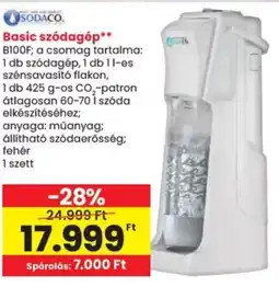 Spar Basic szódagép ajánlat