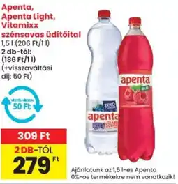 Spar Apenta, Apenta Light, Vitamixx ajánlat