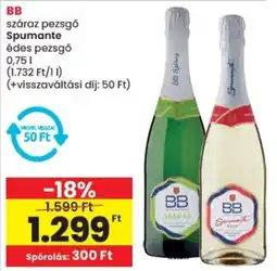 Spar BB száraz pezsgő ajánlat