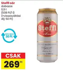 Spar Steffl sör dobozos ajánlat