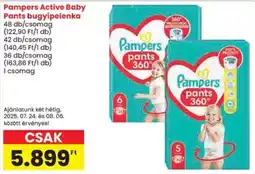 Spar Pampers Active Baby Pants bugyipelenka ajánlat