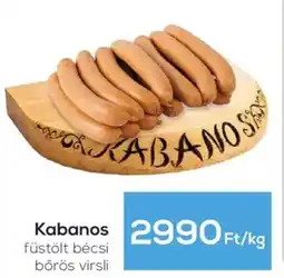 GRoby Kabanos füstölt bécsi bőrös virsli ajánlat