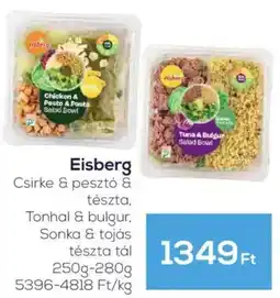 GRoby Eisberg Csirke & pesztó & tészta ajánlat