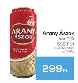 GRoby Arany Ászok sör ajánlat