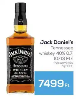 GRoby Jack Daniel's Tennessee whiskey 40% ajánlat