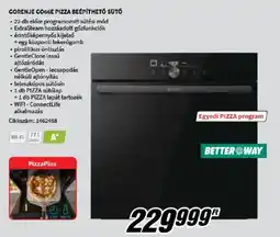 MediaMarkt Gorenje GO66E pizza beépíthető sütő ajánlat