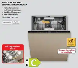 MediaMarkt Whirlpool W81HT40T beépíthető mosogatógép ajánlat