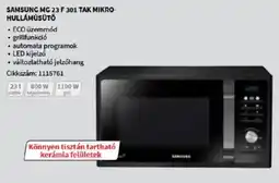 MediaMarkt Samsung MG23F301RAK mikrohullámúsütő ajánlat