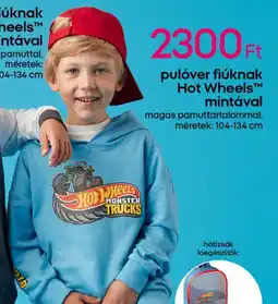 Pepco Pulóver fiúknak hot wheels™ Mintával ajánlat