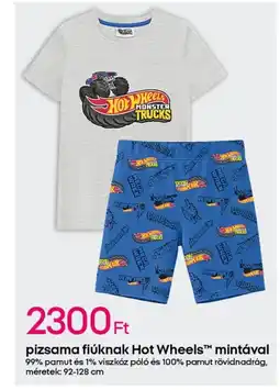 Pepco Pizsama fiúknak Hot Wheels™ mintával ajánlat