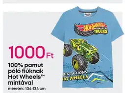 Pepco 100% pamut póló fiúknak Hot Wheels™ ajánlat