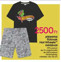Pepco Pizsama fiúknak Hot Wheels™ mintával ajánlat