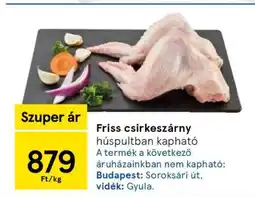 Tesco Friss csirkeszárny ajánlat