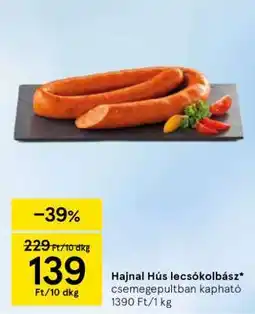 Tesco Hajnal Hús lecsókolbász ajánlat