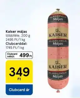 Tesco KAISER Májas ajánlat