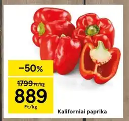 Tesco Kaliforniai paprika ajánlat