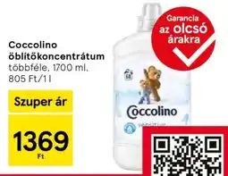 Tesco Coccolino öblítőkoncentrátum ajánlat