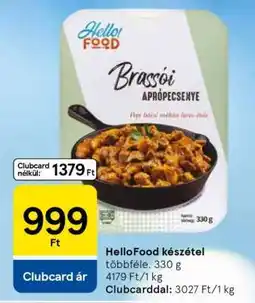 Tesco HelloFooD készétel ajánlat