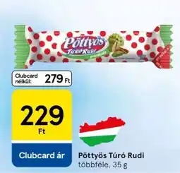 Tesco PÖTTYÖS Túró Rudi ajánlat