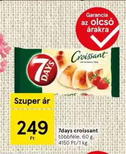Tesco 7days croissant ajánlat