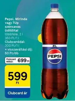 Tesco Pepsi, Mirinda vagy 7up szénsavas üdítőital ajánlat