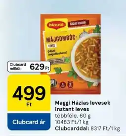 Tesco Maggi Háziás levesek instant leves ajánlat
