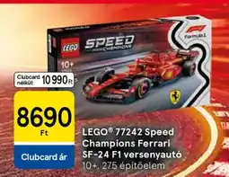 Tesco LEGO 77242 Speed Champions Ferrari SF-24 F1 versenyautó ajánlat