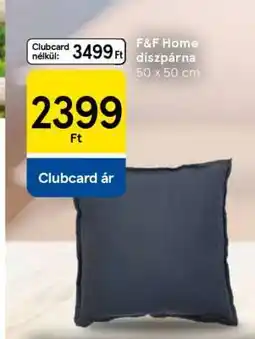 Tesco F&F Home díszpárna ajánlat