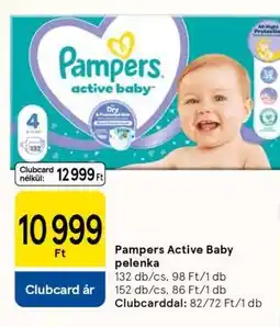 Tesco Pampers Active Baby pelenka ajánlat