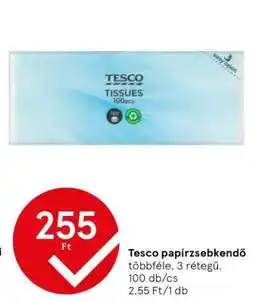 Tesco Tesco papírzsebkendő ajánlat