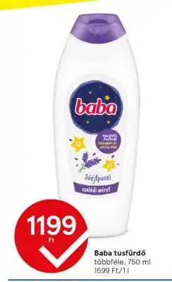 Tesco BABA Tusfürdő ajánlat