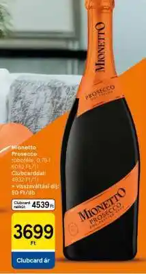 Tesco Mionetto Prosecco ajánlat