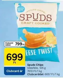 Tesco Spuds Chips ajánlat