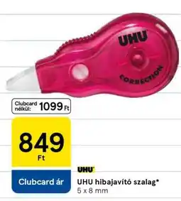 Tesco UHU hibajavító szalag ajánlat