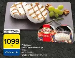 Tesco Président Grill Camembert sajt ajánlat