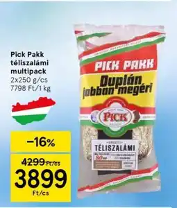 Tesco Pick Pakk téliszalámi multipack ajánlat