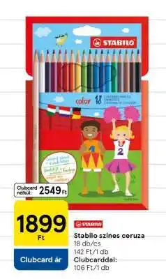 Tesco Stabilo színes ceruza ajánlat