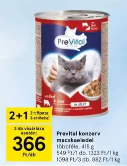 Tesco Prevital Konzerv Macskaeledel ajánlat