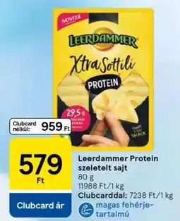 Tesco Leerdammer protein szeletelt sajt ajánlat