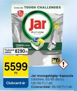 Tesco Jar mosogatógép-kapszula ajánlat