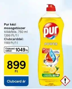 Tesco Pur kézi mosogatószer ajánlat