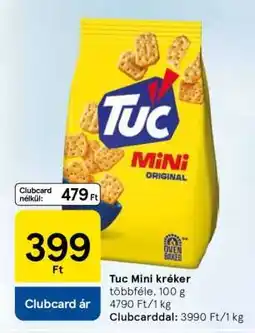 Tesco TUC mini kréker ajánlat