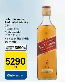 Tesco JOHNNIE WALKER Red Label Whisky ajánlat