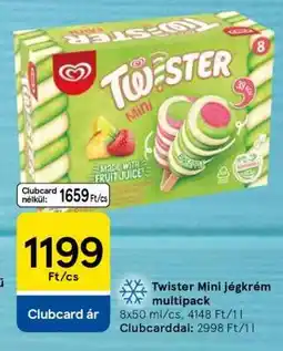 Tesco Twister Mini jégkrém multipack ajánlat