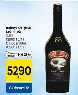 Tesco Baileys Original krémlikőr ajánlat