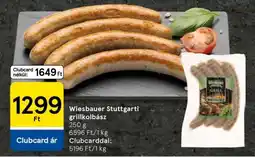 Tesco Wiesbauer Stuttgarti grillkolbász ajánlat