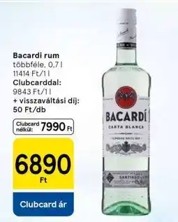 Tesco BACARDI RUM ajánlat