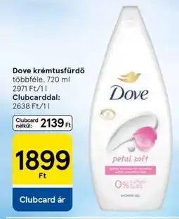 Tesco DOVE Krémtusfürdő ajánlat
