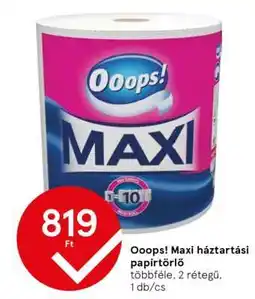 Tesco Ooops! Maxi háztartási papírtörlő ajánlat