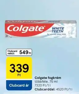 Tesco Colgate fogkrém ajánlat